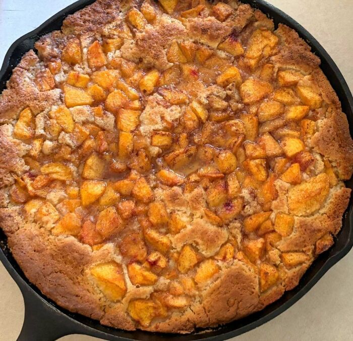 Peach Cobbler Made With Grandma—15 Years Old And Getting Better!