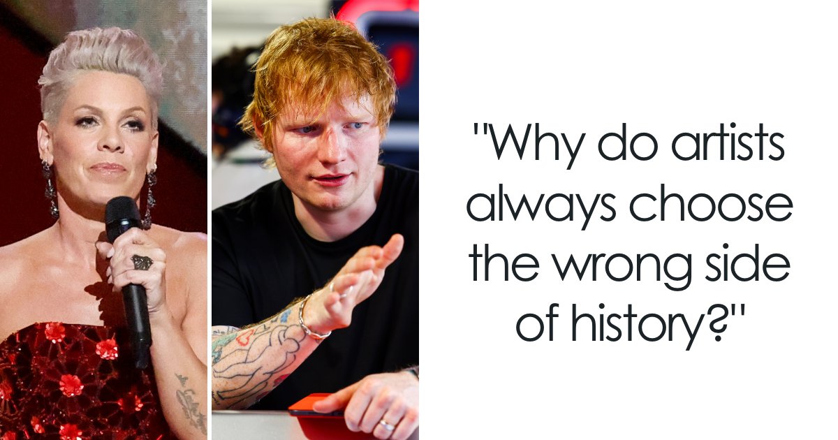 Wait, Pink Just Called Out Macklemore at an Ed Sheeran Concert? Drama Alert!