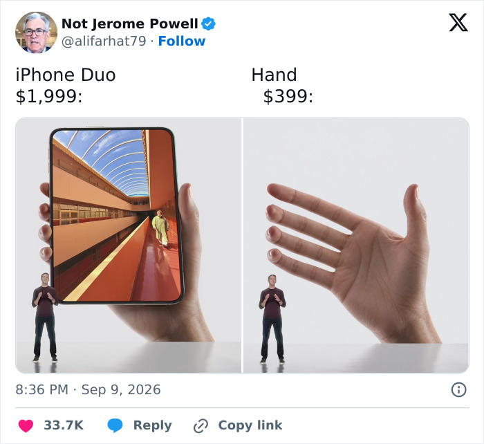 Apple Drops Foldable iPhone and The Internet Can’t Stop Roasting It