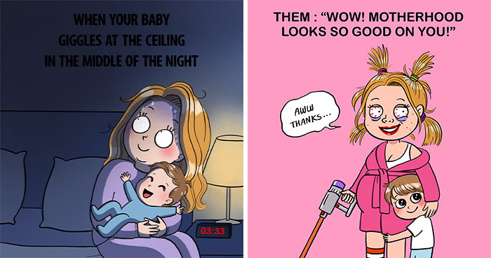30 Hilariously Real Comics About Parenting That’ll Make You Go “Yep, That’s Me”