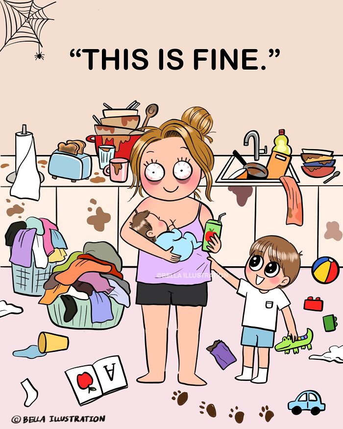 30 Hilariously Real Comics About Parenting That’ll Make You Go "Yep, That’s Me"