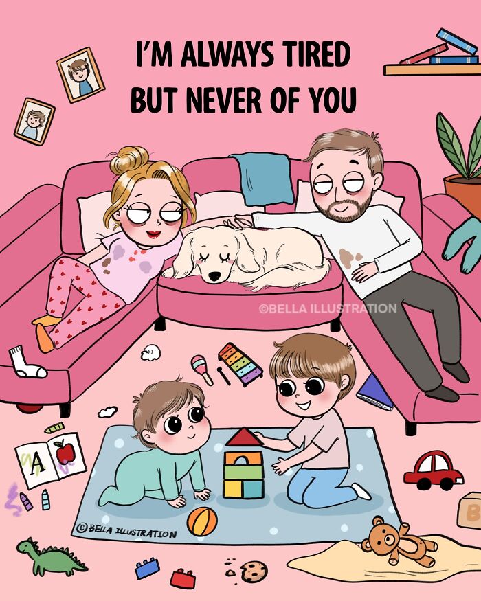 30 Hilariously Real Comics About Parenting That’ll Make You Go "Yep, That’s Me"