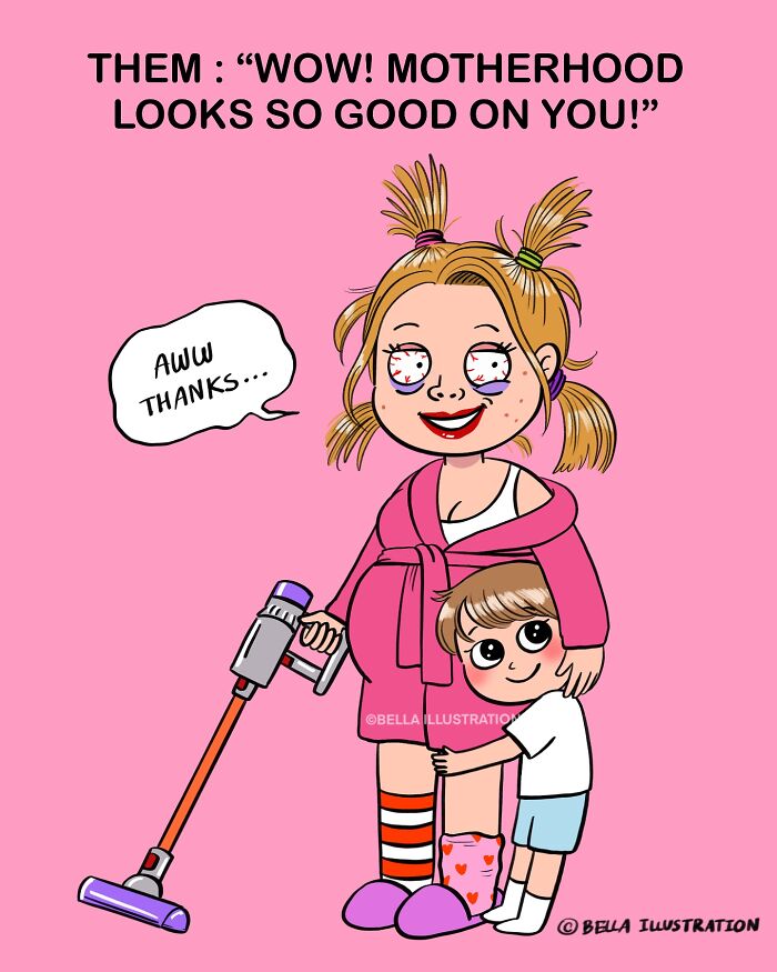 30 Hilariously Real Comics About Parenting That’ll Make You Go "Yep, That’s Me"