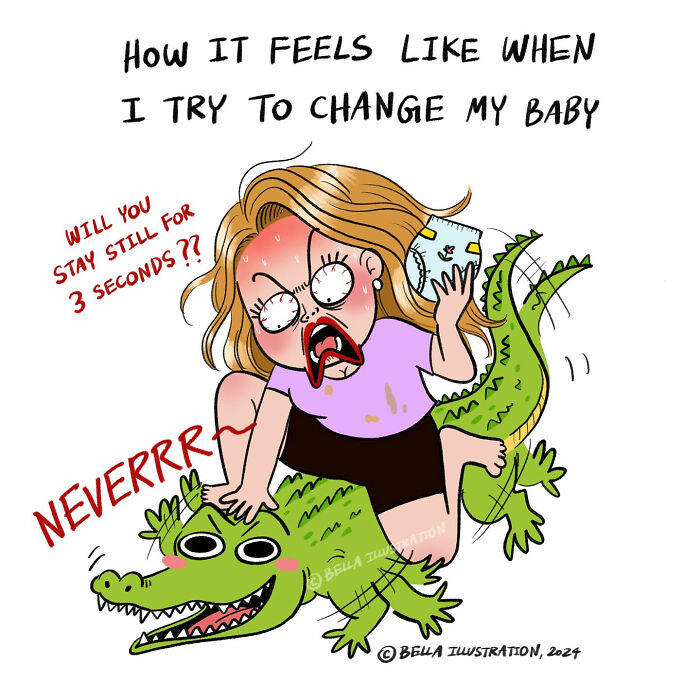 30 Hilariously Real Comics About Parenting That’ll Make You Go "Yep, That’s Me"