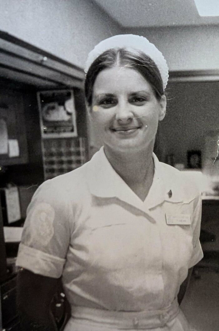 Mom Rocking Nurse Vibes in '74—Army Style!