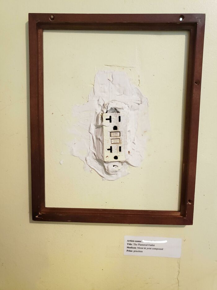 Dad’s Remodeling Gone So Wrong It’s Art Now