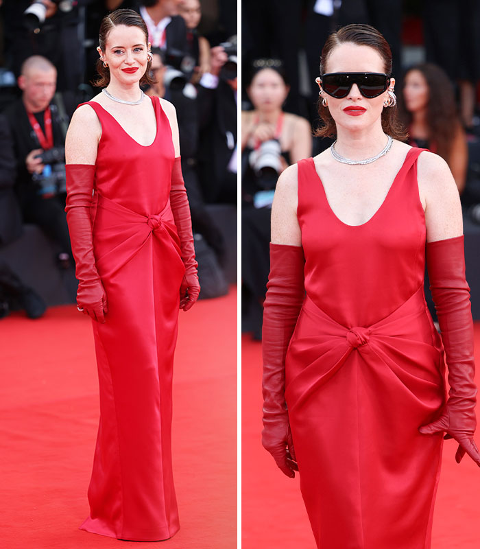 Claire Foy’s Accessories Mix-Up