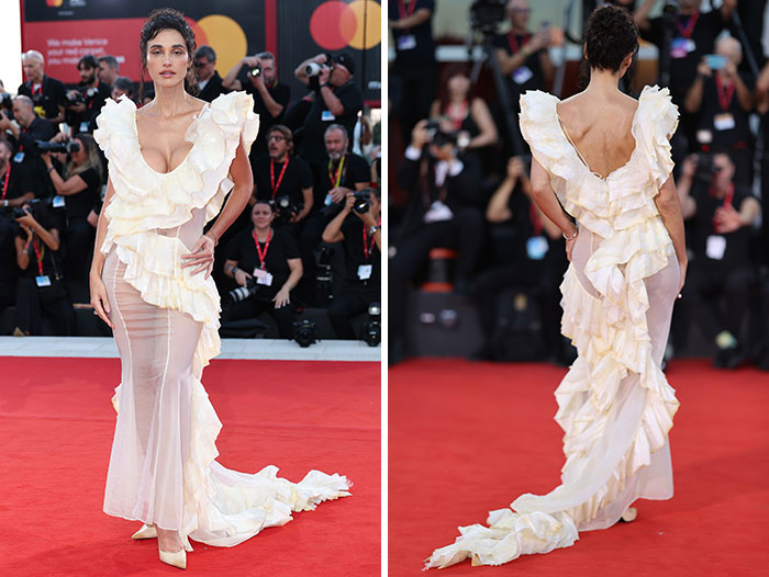 Débora Nascimento's Floating Ruffles
