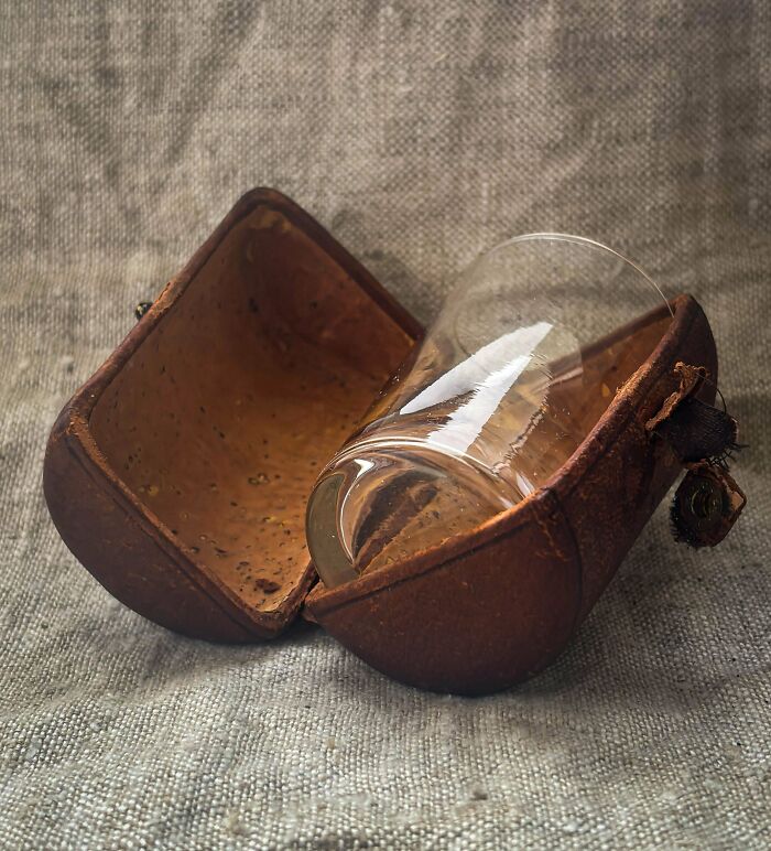 Leather-Soaked 19th-Century Travel Tumbler – Poland’s Throwback Vibes