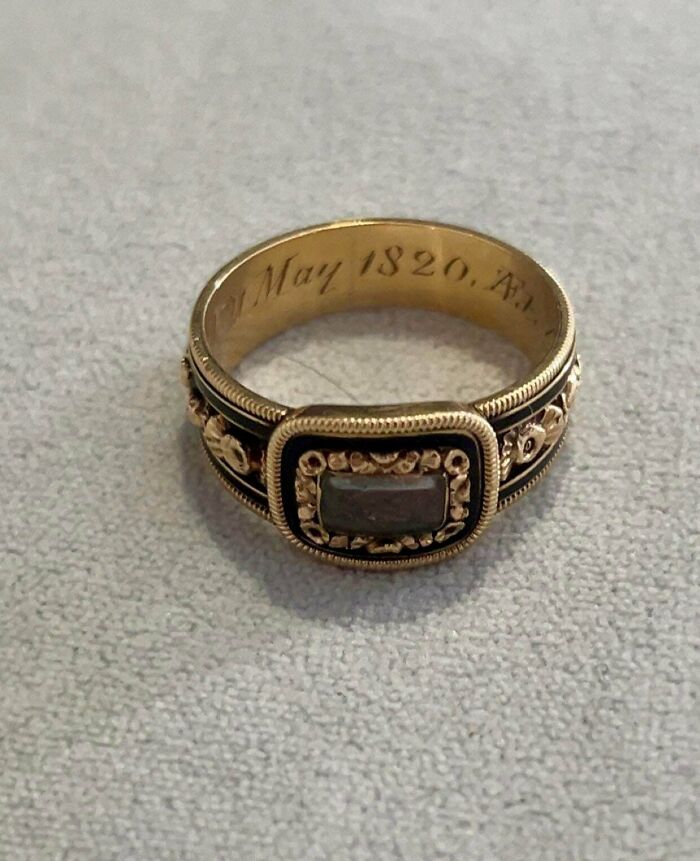 Georgian Ring with Hair-Work – UK’s Sentimental Time Capsule