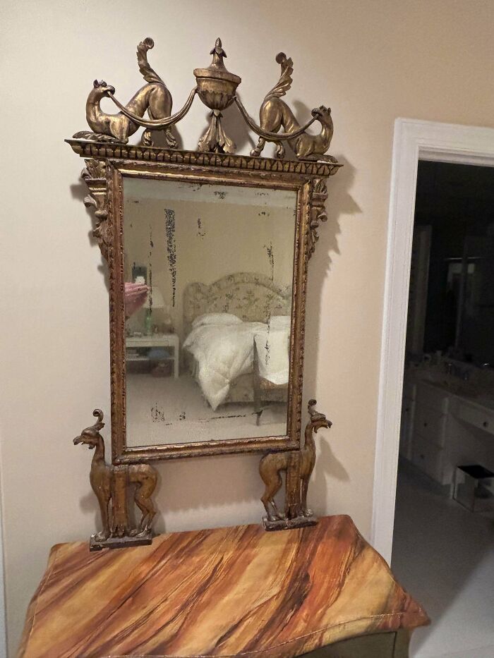 18th Century Venetian Gold Leaf Mirror – Treasure or Trash? Virginia, USA