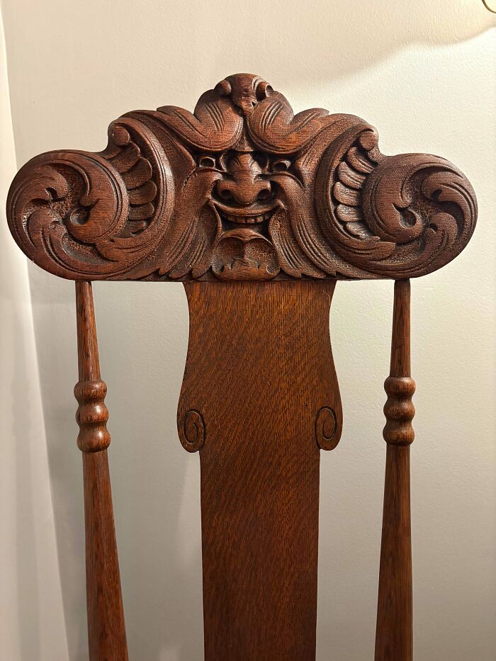 Antique God of Wind Chair Living Its Best Life – East TN, USA