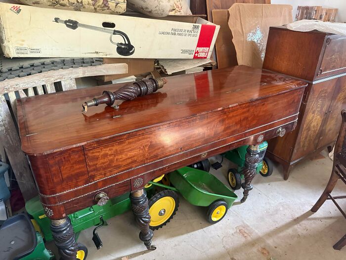 Old Piano Cleaning Up the Family Farm – NJ, USA