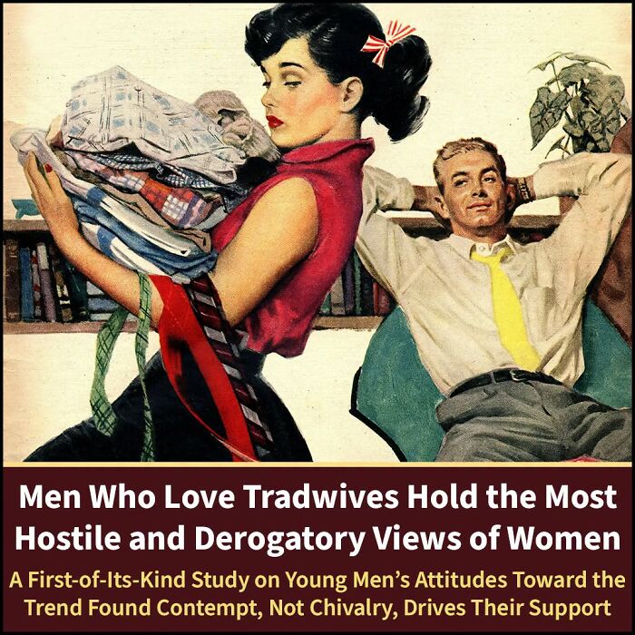 The Most Aggressive Guys Backing Tradwives? Surprise, Surprise!