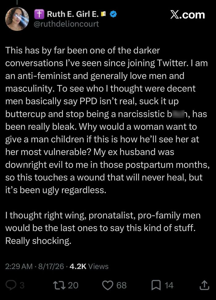 Anti-Feminist Woman Realizes Anti-Feminist Men Aren’t Fans of Women Either