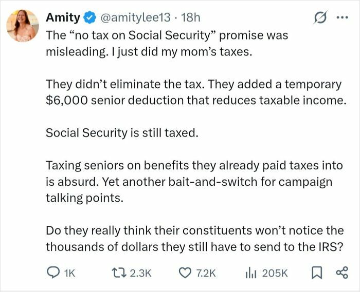 She Finds Out There Actually Is a Tax on Social Security