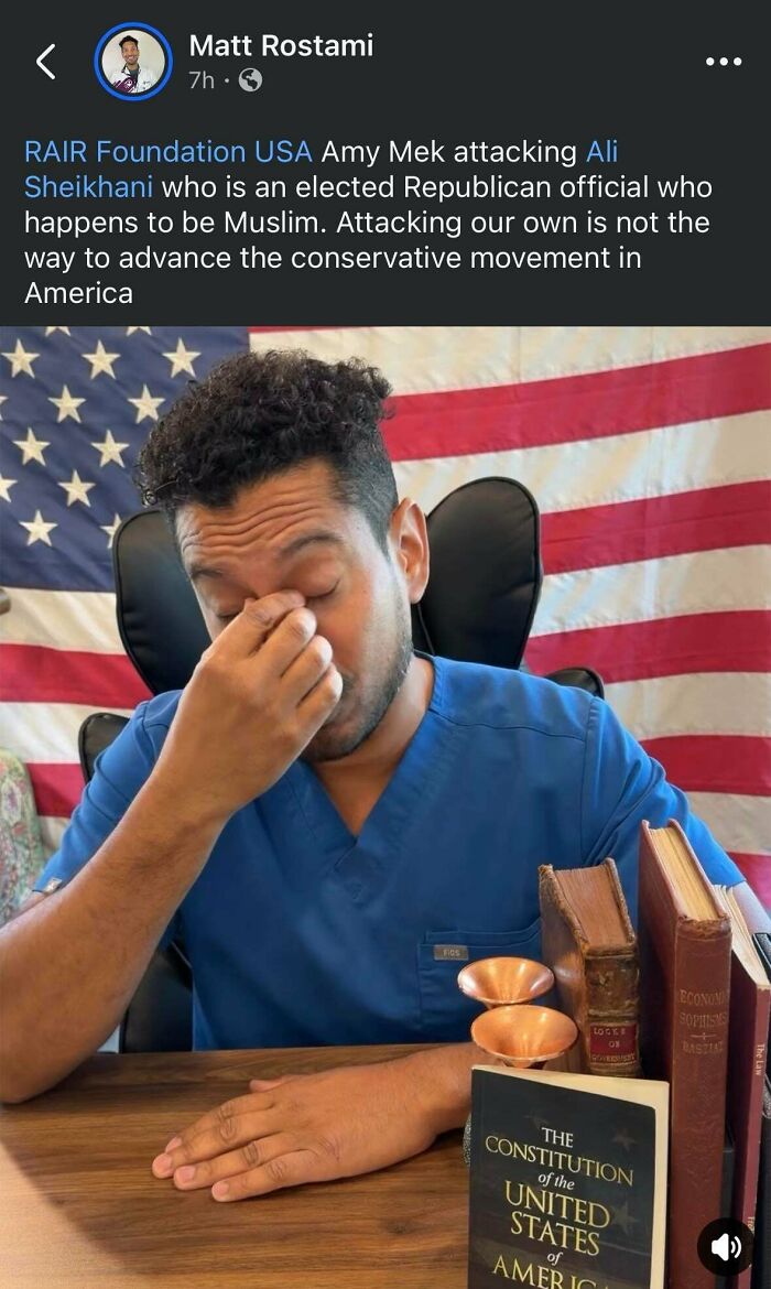 Conservative Muslim Doctor Upset at Texas GOP Attacking Muslim Republicans. Irony Much?