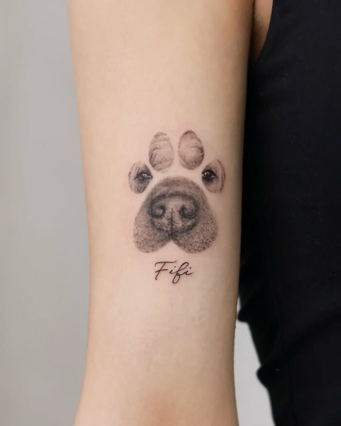 Wait, They Actually Tattooed Their Pets? 37 Awesome Cat & Dog Tattoos That Make Us Go 'Aww!'