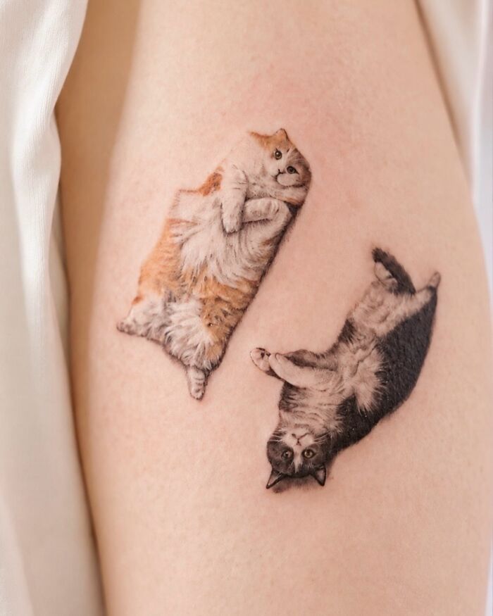 Wait, They Actually Tattooed Their Pets? 37 Awesome Cat & Dog Tattoos That Make Us Go 'Aww!'