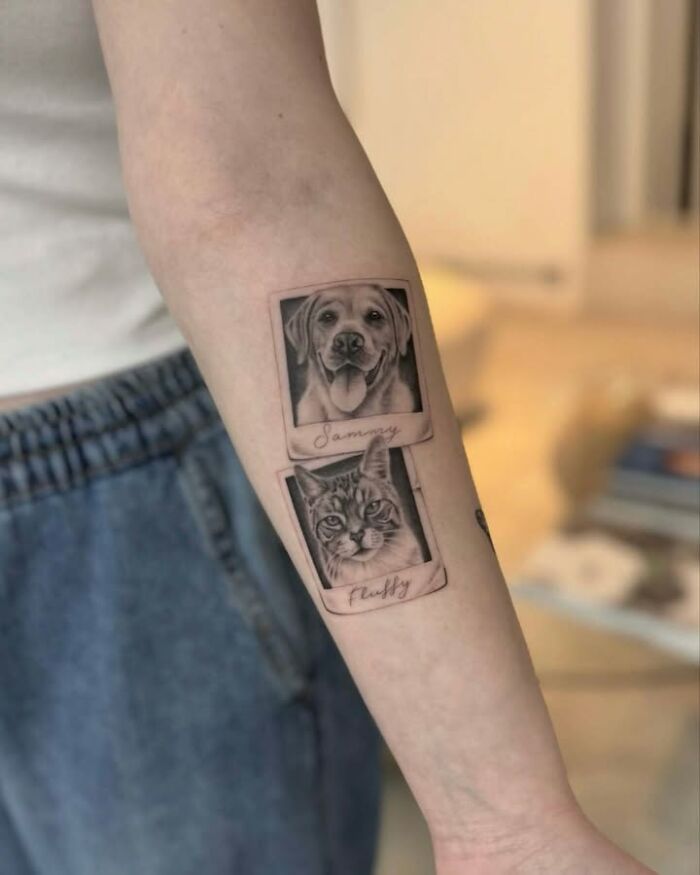 Wait, They Actually Tattooed Their Pets? 37 Awesome Cat & Dog Tattoos That Make Us Go 'Aww!'