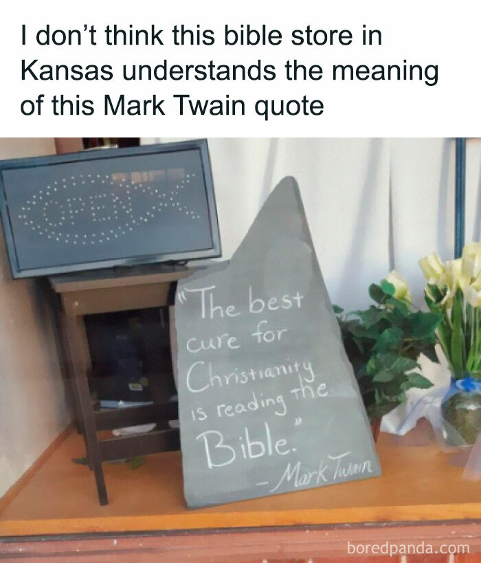 Mark Twain Would Be Proud (and facepalm)