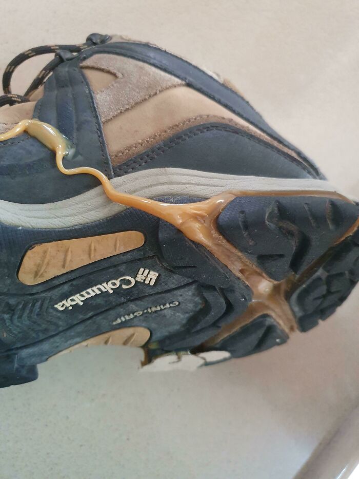 Shoe Melted into Caramel? Nope, Shoe Melted Shoe!