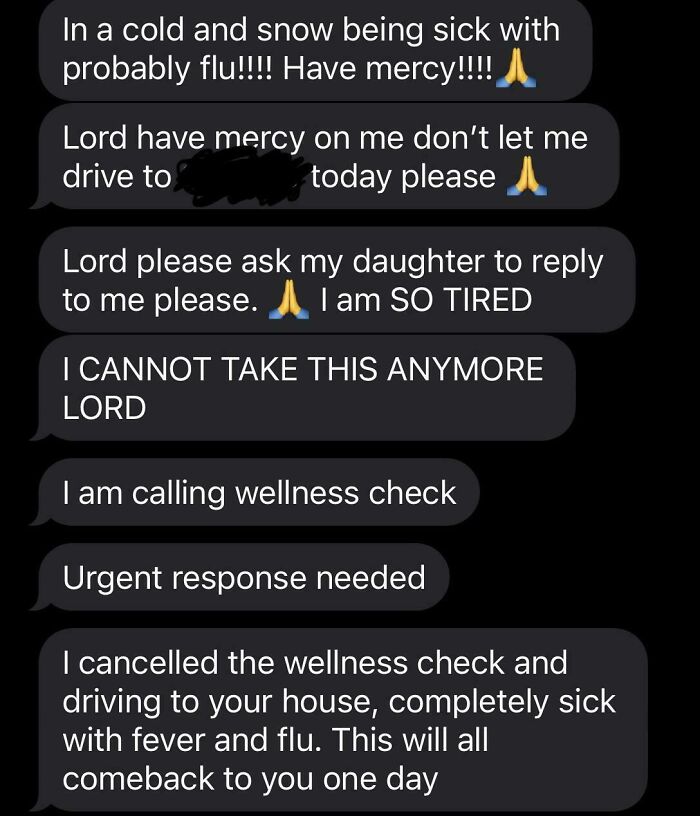 Anti-Vax Mom Shows Up Uninvited With Flu and Covid, Then Sends 40+ Texts