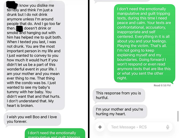 Mom Freaks Out Because I'm Pregnant and Don’t Want to See Her