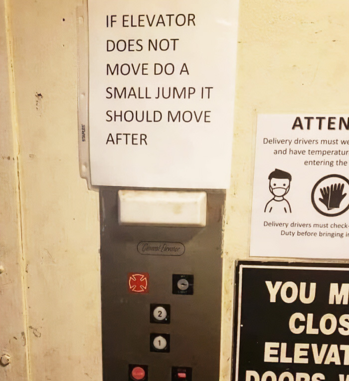 This Elevator? Yeah, It’s Screwing With My Sense Of Space