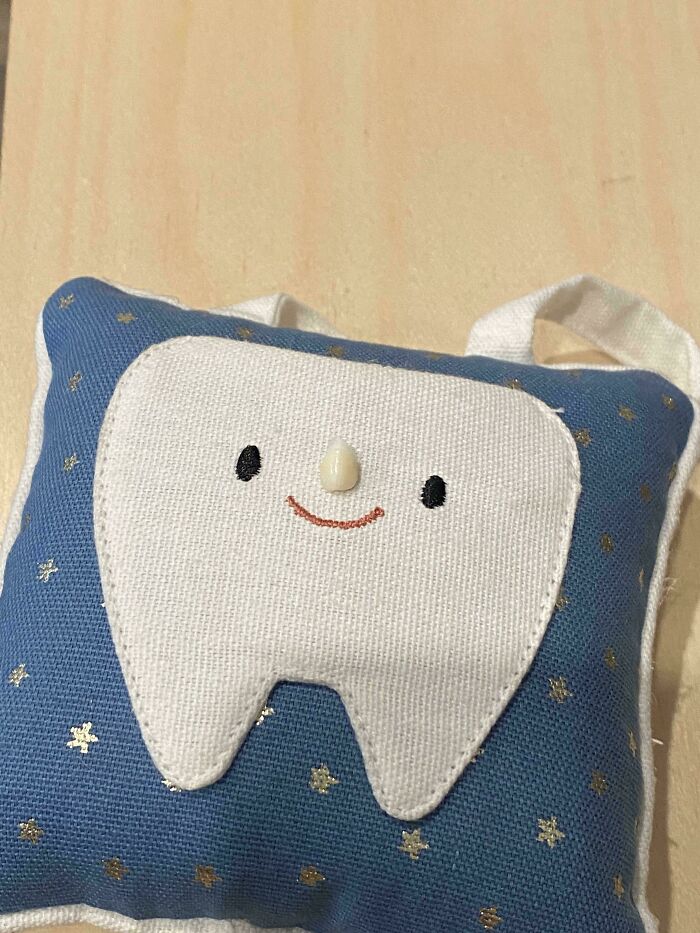 Thrifted This Tooth Fairy Pillow... And It Still Had A REAL Tooth In It