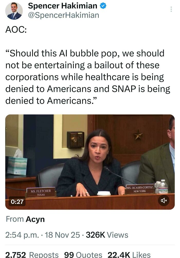 No Billionaire Bailouts – Nope, Not On Our Watch
