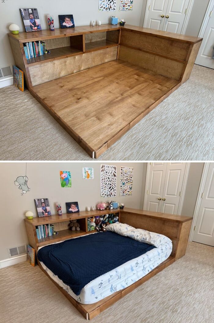 Built My Son a Bed—Dad Level: Proud!