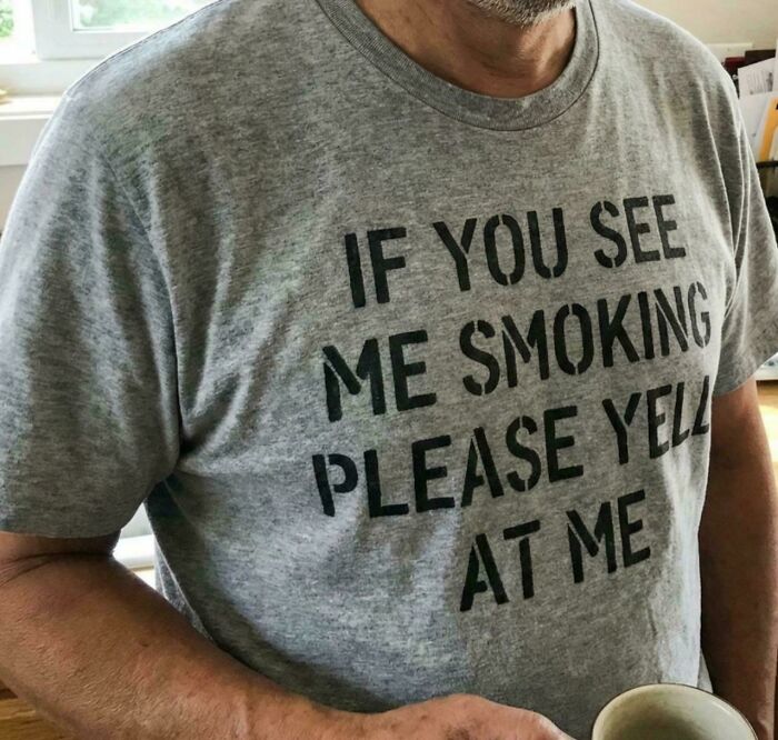 My Daughter’s "Public Shaming" Shirt Actually Worked to Quit Smoking