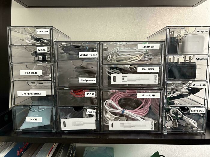 Guys, I Conquered The Crazy Cords & Cables Bag!