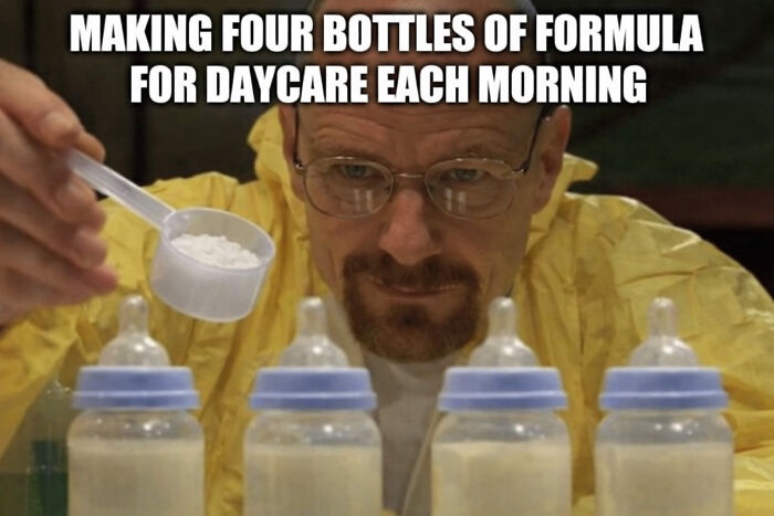 How I Feel Making Four Bottles Every Morning—Totally Exhausted