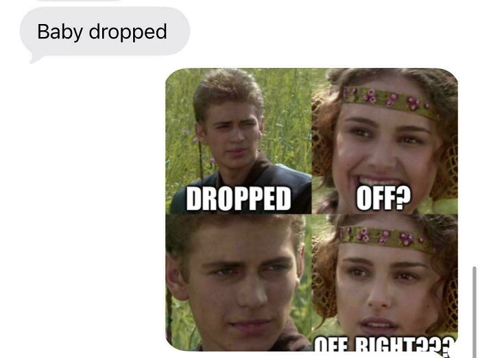Uh, Did She Mean "Dropped Off"?