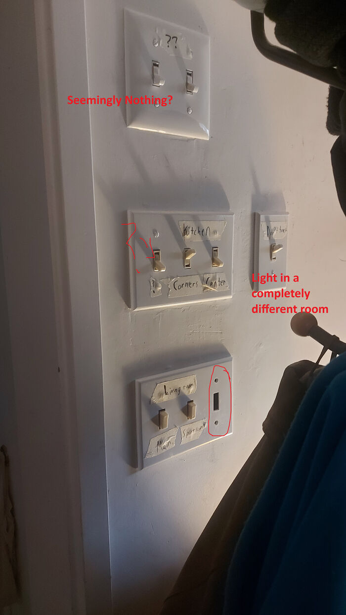 Switches Confuse Even After Labels And 4 Years Of Use