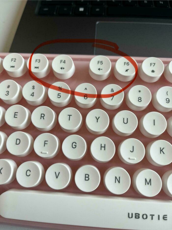 Work Keyboard Volume Keys Swapped Because, Why Not?