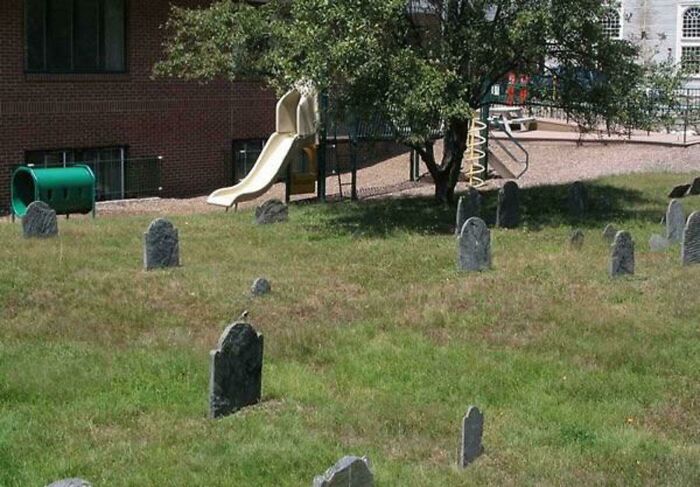 Graveyard Right Next to the Playground: Because Why Not Mix Fun and Fear?