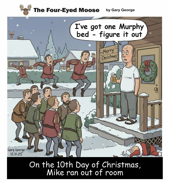 Let’s Dive Into 30 Totally Wacky Comics That Flip Everyday Life on Its Head