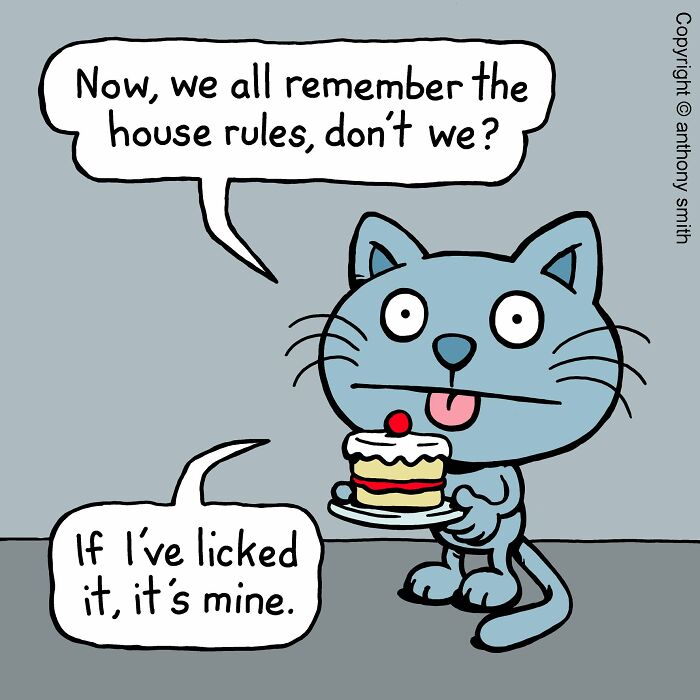 Cats Will Do What They Want: 30 Hilarious ‘Cattitude’ Comics That Nail Cat Logic