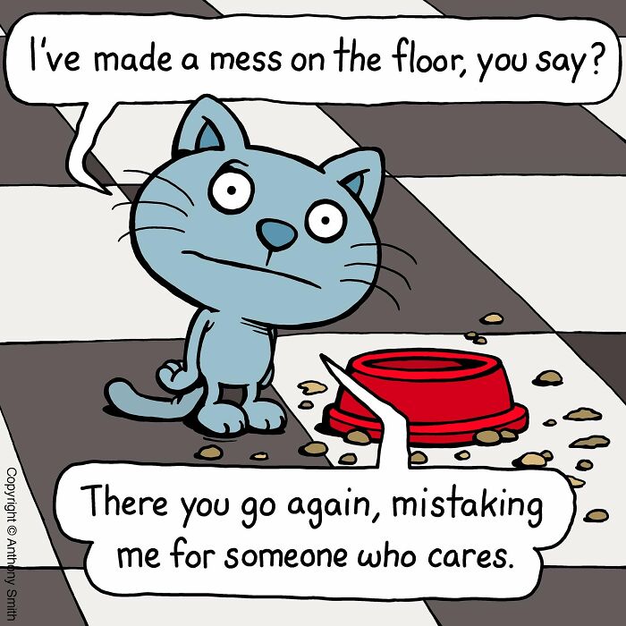 Cats Will Do What They Want: 30 Hilarious ‘Cattitude’ Comics That Nail Cat Logic