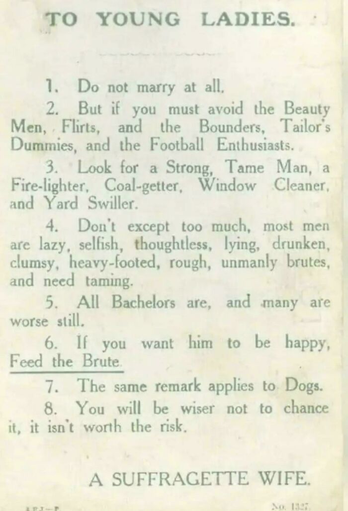 Anonymous 1918 Suffragette's Powerful Words