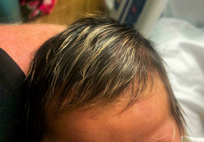 Baby’s Natural Blonde Highlights—They’re Already Rocking It