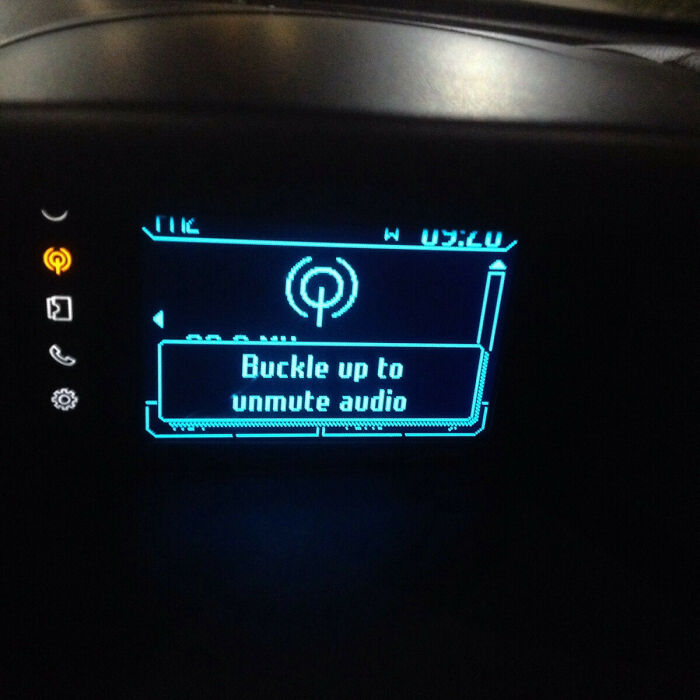 Music Only Plays When You Buckle Up in This Car