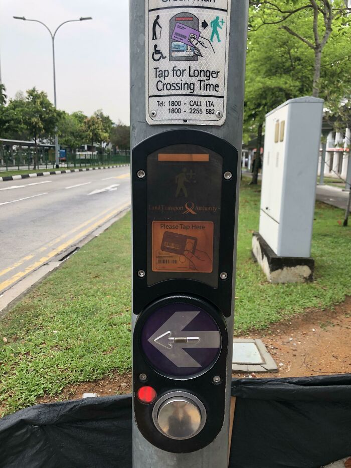 Elderly & Disabled? Get a Card for Extra Road-Crossing Time in Singapore
