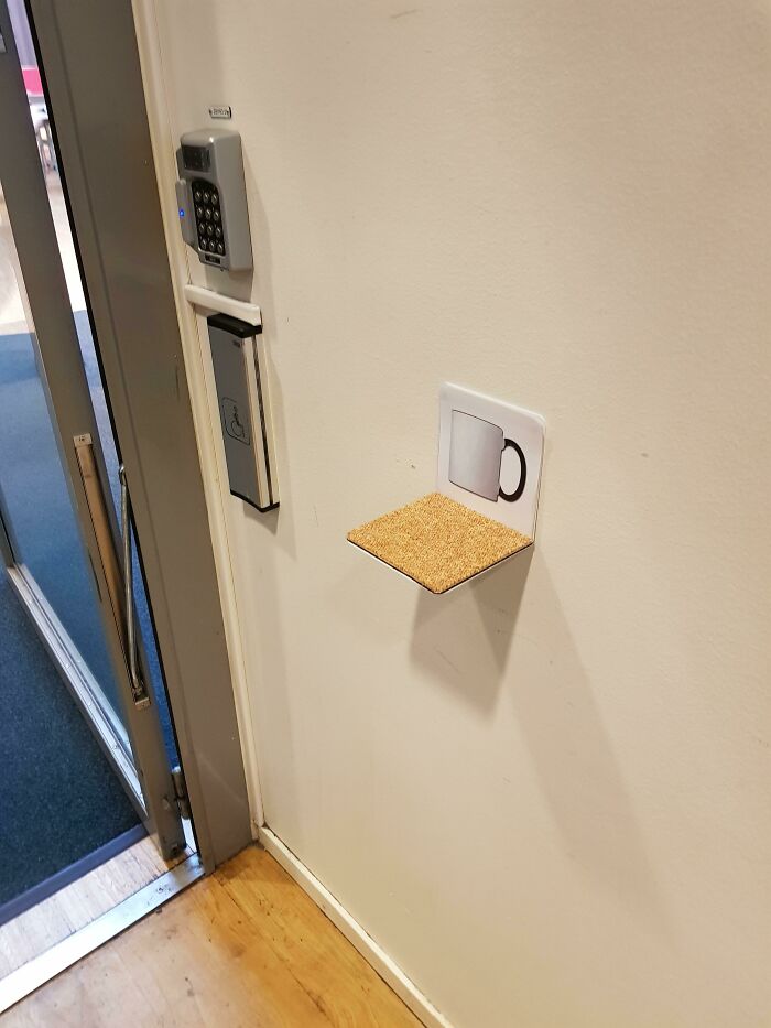 Work Cup Holder for When Your Hands Are Overloaded