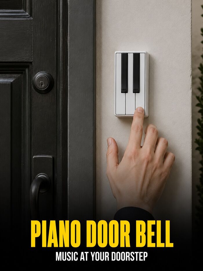Piano Door Bell That Plays Music at Your Doorstep