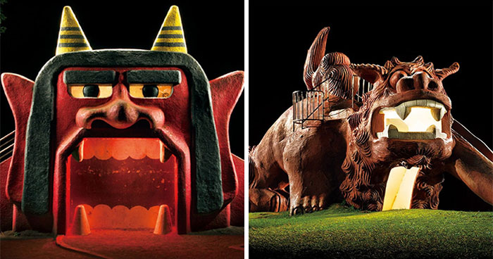 Whoa! Japan’s Playgrounds Turn Into Epic Sculptures at Night (30 Pics)