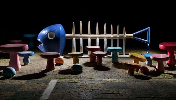 Whoa! Japan’s Playgrounds Turn Into Epic Sculptures at Night (30 Pics)